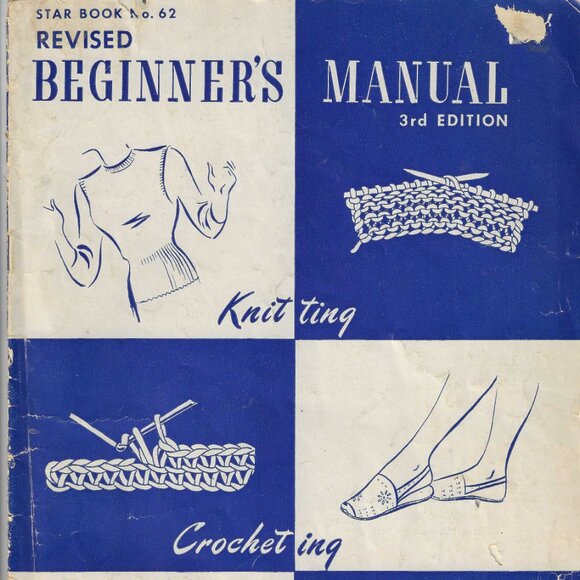 Vintage 1948 Star Book No. 62: Knitting, Crocheting, Tatting - Picture 2 of 5